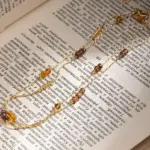 LIVKE gold-plated adjustable tri-bead necklace styled as double layers with minimalist pendants, showing day-to-night versatility