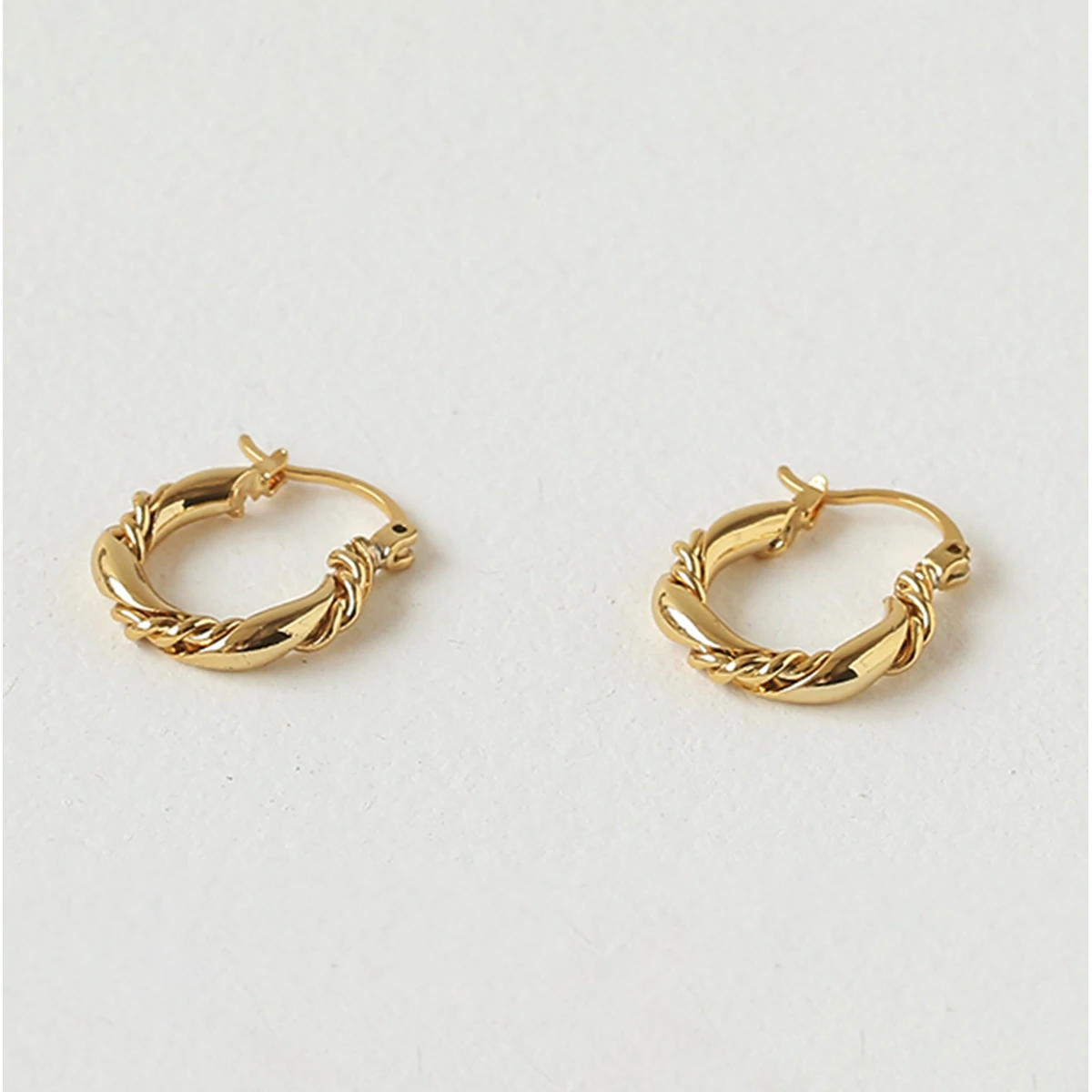 twisted-hoop-earrings-titanium (2) Asymmetrical Titanium Hoops - Hypoallergenic Geometric Earrings for Sensitive Ears, Punk & Minimalist Style