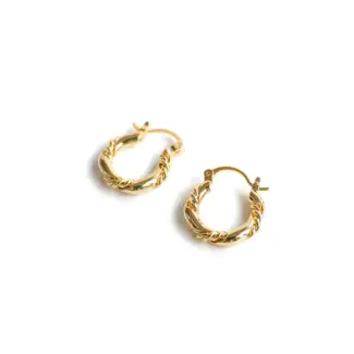 Asymmetrical Titanium Hoops - Hypoallergenic Geometric Earrings for Sensitive Ears, Punk & Minimalist Style