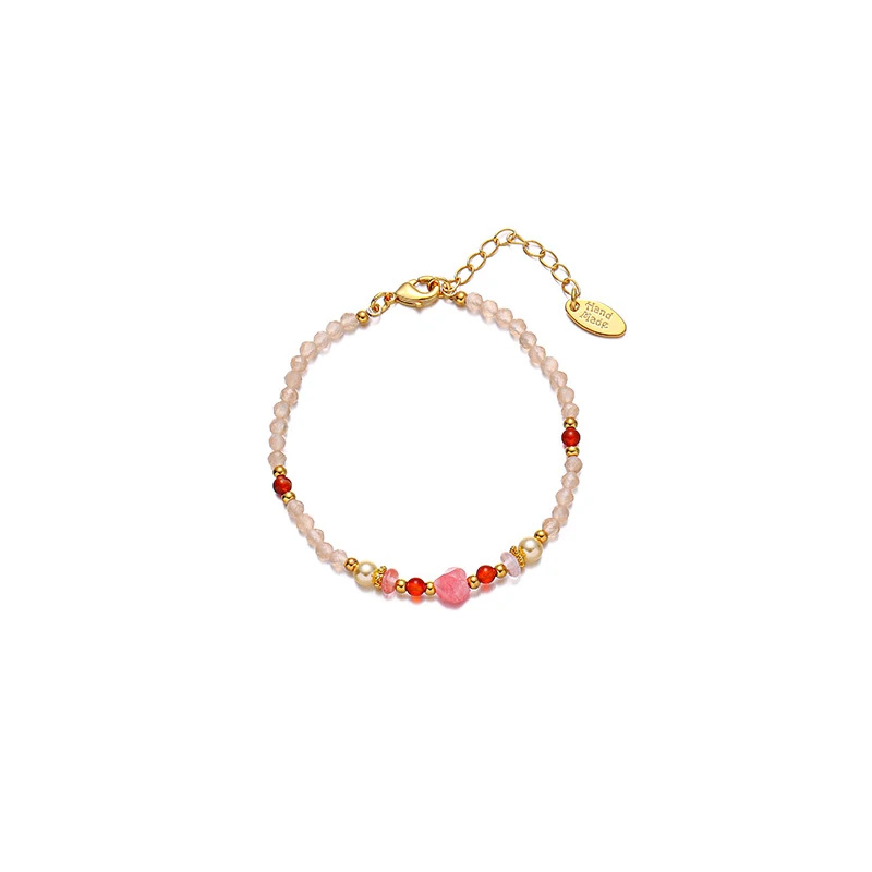 livke-rose-quartz-set-energy-healing (3) Pink rose quartz and white agate bead jewelry set on gold chain, designed for chakra balancing and minimalist spiritual accessories